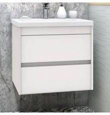 Тумба под раковину Art Max Family 60, подвесная, Bianco Lucido