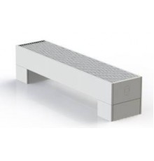 Конвекторы медно-алюминиевые напольные Конвектор напольный Gekon Level H13 L240 W23 RAL9016 GLUF0.01324023/FMC/RAL9016