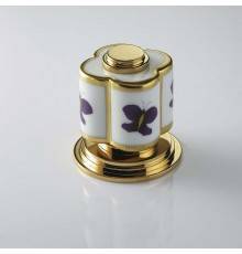 THG CAPUCINE MAUVE DECOR OR Вентиль смесителя для ванны, декор золото/лиловый, цвет: полированное золото. A7D-F01-36