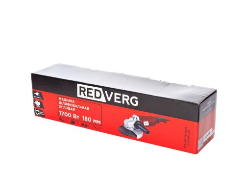 Машина шлифовальная угловая REDVERG RD-AG170-180S Машина шлифовальная угловая REDVERG RD-AG170-180S
