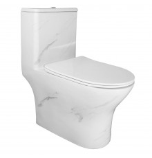 Унитаз-моноблок Azario Terni 350х670х760 безободковый (AZ-8618M)