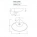 Artceram WASHBASINS FUORI 3 Раковина 63х47 см, 1 отв., накладная, цвет: белый. TFL004 01 00 bi*1