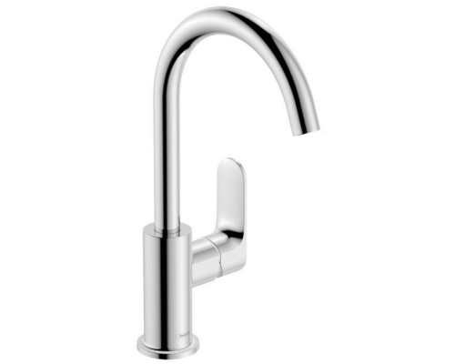 Hansgrohe Rebris S Смеситель для раковины, 1 отв., с донным клапаном, с поворотным изливом, цвет: хром. 72536000