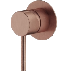 Встраиваемый смеситель для душа и ванны Plumberia Selection Ixo XO1111RS, С ВНУТРЕННЕЙ ЧАСТЬЮ, брашированная медь