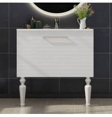 Тумба с раковиной Sanvit Эмми 3Д 80 белая