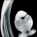 THG Panthere Cristal clair Смеситель для раковины, 3 отв., цвет: хром/прозрачный хрусталь. A2H-A02-151