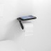 Hansgrohe WallStoris Держатель т/б с полкой, подвесной, цвет: черный матовый. 27928670