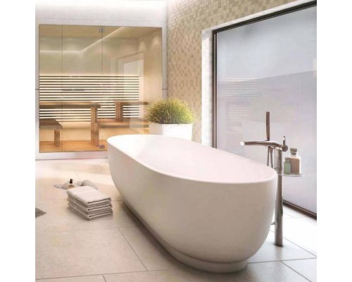 Duravit Luv Ванна отдельностоящая из минерального литья 180x85см, цвет белый, с ножками и слив-переливом., цвет: белый. 700434000000000 Duravit Luv Ванна отдельностоящая из минерального литья 180x85см, цвет белый, с ножками и слив-переливом., цвет: белый. 700434000000000