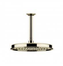 Gessi Venti20 Верхний душ Oslash;300 мм., с потолочным держателем 293 мм., цвет: Brass PVD. 65153#710