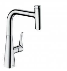 Hansgrohe Metris Select Смеситель  для кухни на 1 отв, поворотный излив, цвет: хром. 14857000