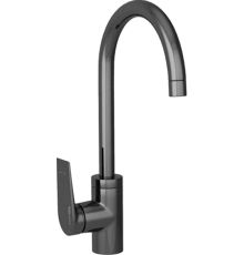 Смеситель для кухни Wasserkraft Wiese 8407 + Дозатор для кухонной мойки Wasserkraft K-8499BLACK с емкостью для губки