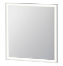 Duravit L-Cube Зеркало 65х67см. с подсветкой, 1 сенс выкл, цвет: белый. LC738000000