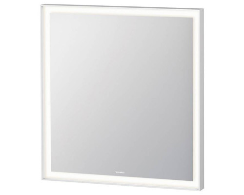 Duravit L-Cube Зеркало 65х67см. с подсветкой, 1 сенс выкл, цвет: белый. LC738000000