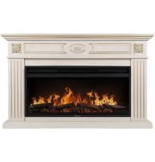 Комплект Электрокамин Electrolux EFP/P-3620LS + Портал Firelight Siena 42/40/36 слоновая кость с золотой патиной