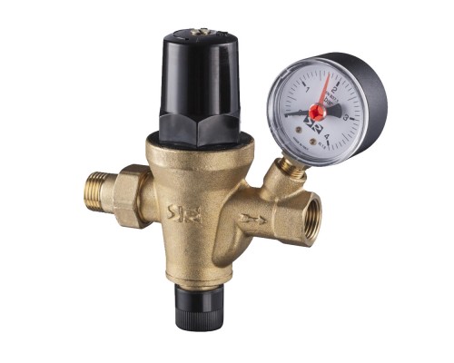 Клапан автозаполнения SR Rubinetterie для системы отопления с фильтром и манометром 1/2  M105-1500G000