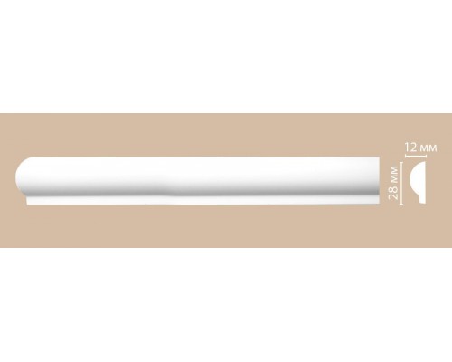 Молдинг гладкий DECOMASTER 97101F гибкий (30*12*2400мм)
