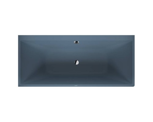 Duravit Vitrium Ванна встраиваемая 180x80см, Sx, с ножками, с2 наклонами для спины, прямоугольная, цвет: синий матовый. 700427HB