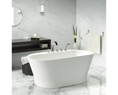 THG Hirondelles Platinum Stamped Смеситель на борт ванны, 5 отв., с ручным душем, цвет: Polished nickel. A4K-B01-1132SG THG Hirondelles Platinum Stamped Смеситель на борт ванны, 5 отв., с ручным душем, цвет: Polished nickel. A4K-B01-1132SG