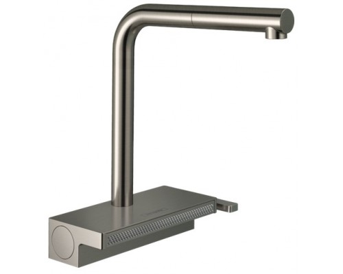 HG 73 830 800 Aquno Select M81 Смеситель для кухни 250 мм, 2 реж., выдвижной Г излив, sBox