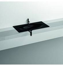 Kerasan Shape Раковина 102х52см, встраиваемая, с 1 отв., цвет: черный матовый. 547031*1