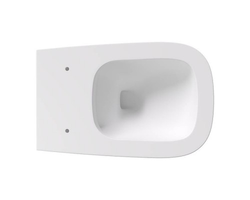 Alice Wunder Унитаз 53х31см., подвесной, безободковый, смыв aliflush+, с сиденьем и крышкой с микролифтом, с креплением Fischer WB-KliX, цвет: белый матовый. 45000109SET