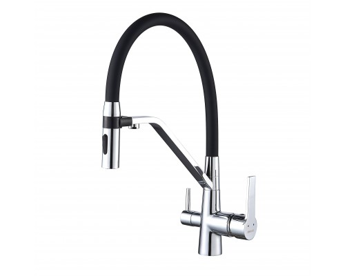 Смеситель для кухни Shevanik S278, хром