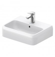 Duravit Qatego Раковина 45х35х12.5см., подвесная, без отв., цвет: белый. 0746450000