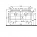 Duravit Happy D.2 Plus Тумба подвесная 160x55х35.4см, с 2 раковинами и 2 ящиками, цвет: stone grey satin matt. 2318600000, HP4936B9292, HP032HB8080