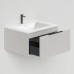 Salini Touch Тумба подвесная 60х50х32см., с раковиной, 1 ящик, гор. фрез., цвет: Сreamy. T600H1CON206