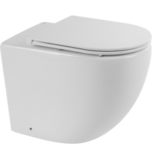 Унитаз приставной BelBagno Sfera-r BB2141CBR безободковый, крышка BB870SC с микролифтом