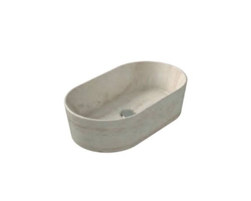 Globo Le Pietre Раковина 60х36х16 см, без отв., накладная, цвет: травертин. FO061.TR