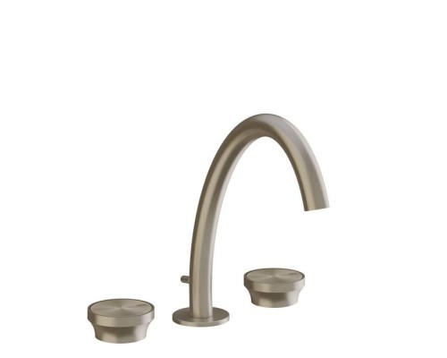 Gessi Origini Смеситель для раковины на 3 отв, с донным клапаном, цвет: Finox Brushed Nickel. 66013#149