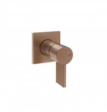 Gessi Inverso Rigato Смеситель для раковины настенный на 1 выход: Copper Brushed PVD (внешняя часть). 73509#708