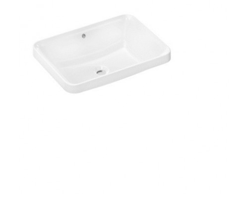 HG 60 158 450 Xuniva Q Раковина встраиваемая 550х400 с переливом, белый 60158450