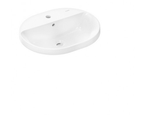 HG 60 161 450 Xuniva U Раковина встраиваемая 550х450 с отверстием под смеситель и переливом, белый 60161450