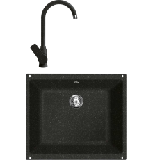 Комплект Мойка Lava U1 basalt + Смеситель SG07 BAS basalt