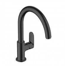 Hansgrohe Vernis Blend M35 Смеситель для раковины, однорычажный, излив 260 мм, цвет: матовый черный . 71870670