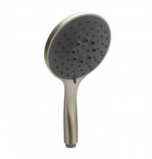 Gessi Emporio shower Ручной душ, с 3 режимами струи с защитой отизвесткового налёта с черным диском, цвет: Finox Brushed Nickel. 14378#149