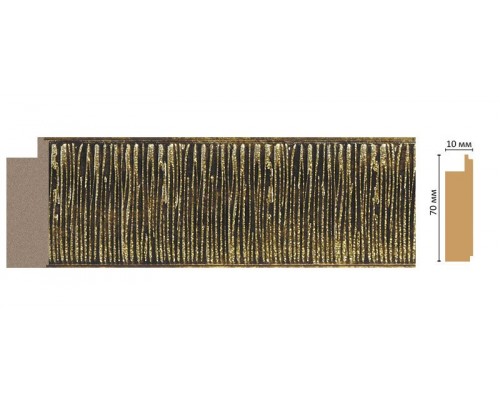 Молдинг DECOMASTER 108-28 (70*10*2400мм)