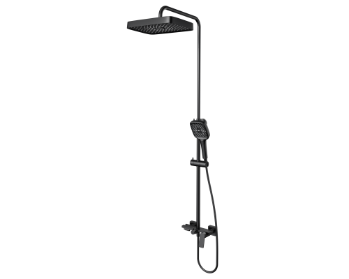 Душевая стойка Sole Caspian S257B черная