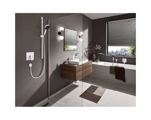 Hansgrohe Vivenis Смеситель для ванны, встраиваемый, цвет: белый матовый. 75415700 Hansgrohe Vivenis Смеситель для ванны, встраиваемый, цвет: белый матовый. 75415700