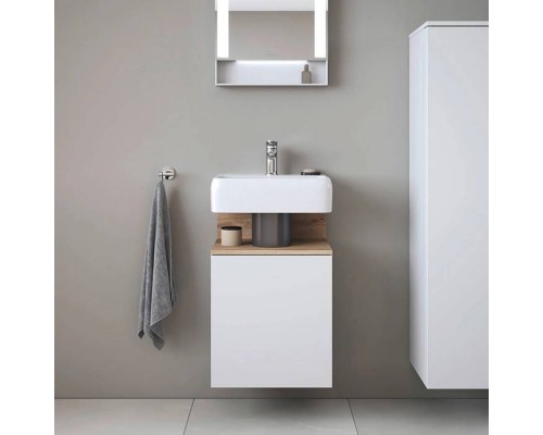 Duravit Qatego Раковина 45х35х12.5см., подвесная, без отв., цвет: белый. 0746450000 Duravit Qatego Раковина 45х35х12.5см., подвесная, без отв., цвет: белый. 0746450000