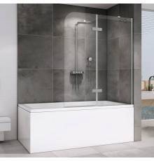 Шторка на ванну Abber Ewiges Wasser AG51120 120x140, профиль хром, стекло прозрачное