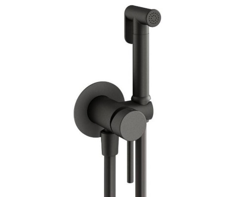 Plumberia Selection IXO Гигиенический душ, со смесителем, держатель, шланг PVC 125см., цвет: графит. XO2000GR Plumberia Selection IXO Гигиенический душ, со смесителем, держатель, шланг PVC 125см., цвет: графит. XO2000GR