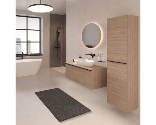 Duravit Shower Systems Душевая система в комплекте с термостатическим смесителем, цвет: чёрный матовый. TH4282008046