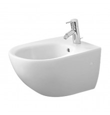 Duravit Architec Биде подвесное с перел., с плоскостью под смес.,вкл. крепление Durafix, 36.5x58см, Цвет: Белый. 2531150000