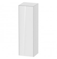 Duravit White Tulip Шкаф подвесной 40x36х132см., 1 дверца, 3 стекл. полки с алюм., петли справа, цвет: белый высокоглянцевый. WT1332R8585