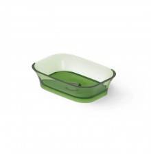 Dea Design Washbasins Раковина 55х38х14см., накладная, без отв., Glasstek, прозрачная смола, цвет: Emerald R3. DD9030 550 R3