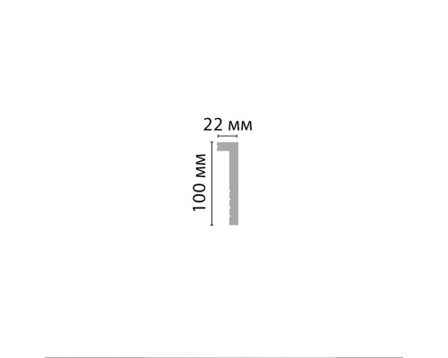 Плинтус напольный DECOMASTER D171ДМ (100*22*2000)