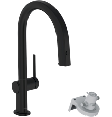 Смеситель для кухни Hansgrohe Aqittura M91 76803670 матовый черный